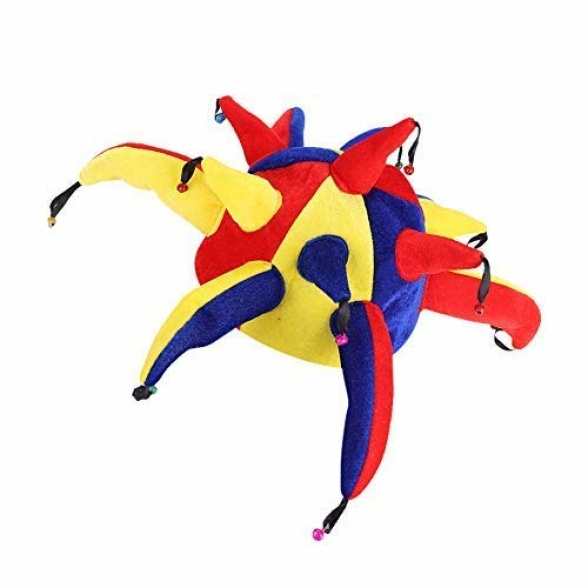 IBLUELOVER Clown Costume Hat With Nose Multi-color Halloween Costume Party Props Funny Clown Hat Clown Nose Festival Party Adults Kids Clown Accessories - Image 4