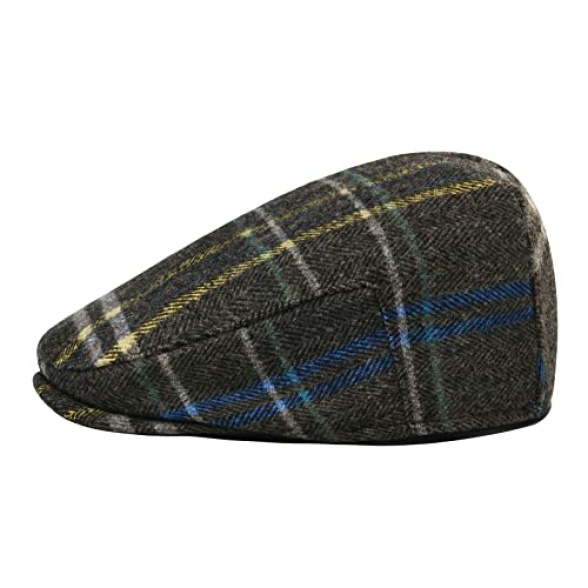 JANGOUL Kids Wool Tweed Flat Cap Herringbone Boy Girl Newsboy Caps Infant Toddler Child Youth Beret Hat Ivy Gatsby Cap - Image 4