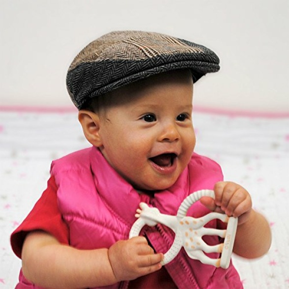 Jaxon & James Baby Patchwork Flat Cap - Multi-Coloured - Image 3