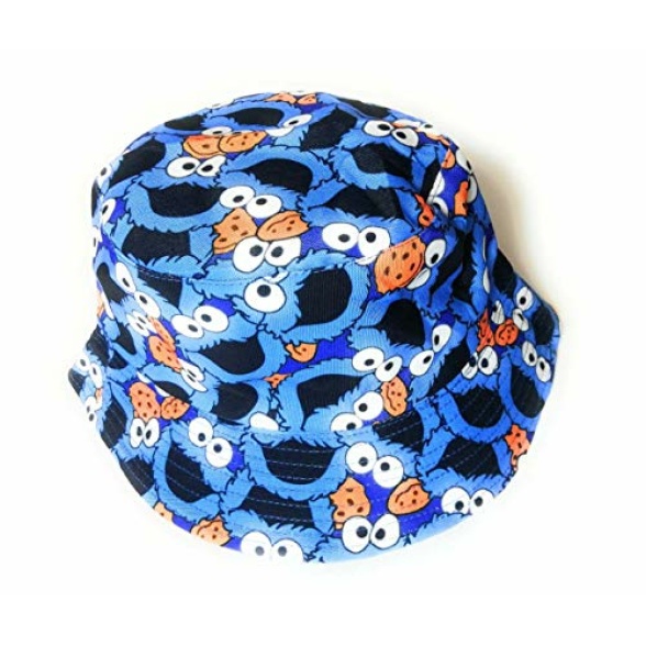 KGM Cool Cartoon face Print Festival Holiday Sun Bucket hatâ¦ (Multi)