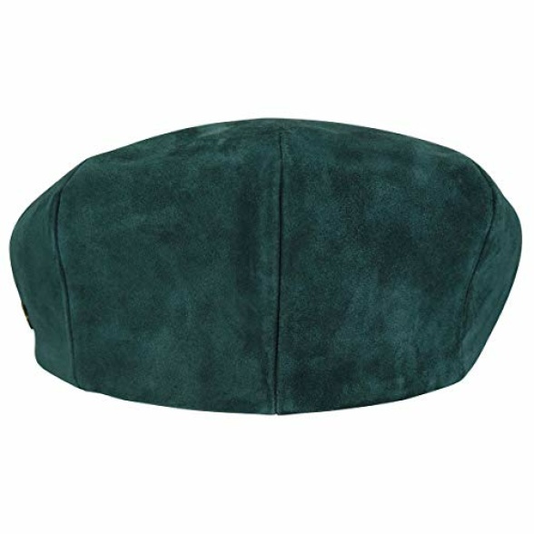 Kangol Italian Suede Flat Cap Ivy hat Leather - Image 4