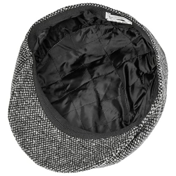 Lierys Ladies'/Men's Tweed Winter Peaked Cap - Italian-Made Flat Cap - New-Wool Cap - Flecked Winter hat with Inner Lining - Fall/Winter Flat Cap - Ivy Cap - Image 5