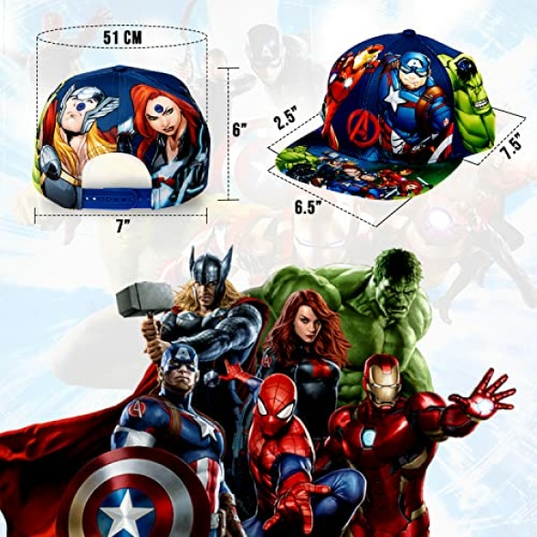 Marvel Avengers Baseball Cap, One Size Baseball hat for Men, Comfortable Hat, Avengers Gift for Men, Mens Merchandise - Image 4