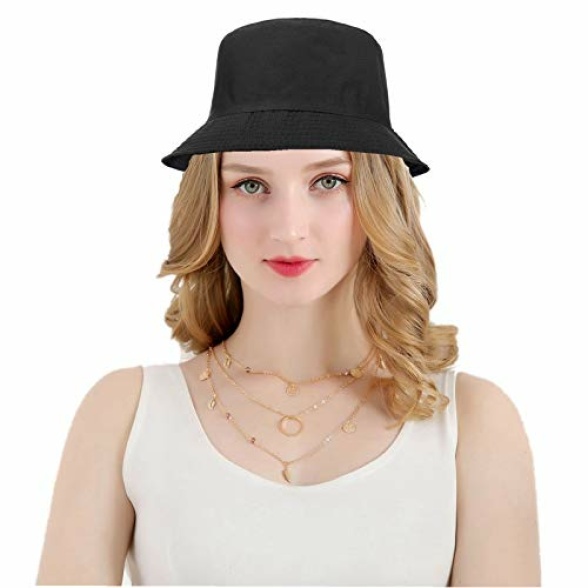 MengPa Unisex Bucket Hat Summer Travel Sun Fisherman Hats Reversible (Graffiti-Eye) UK2662-6-Q - Image 6