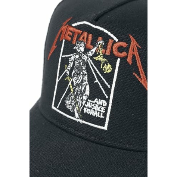 Metallica Justice Unisex Cap Black, 100% polyacrylic, - Image 5