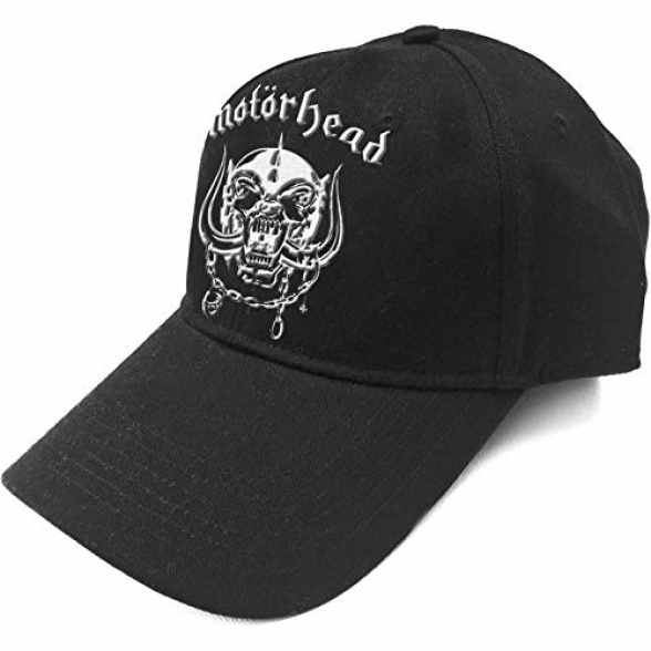 Motorhead Baseball Cap Warpig Band Logo England Official Black Strapback ""