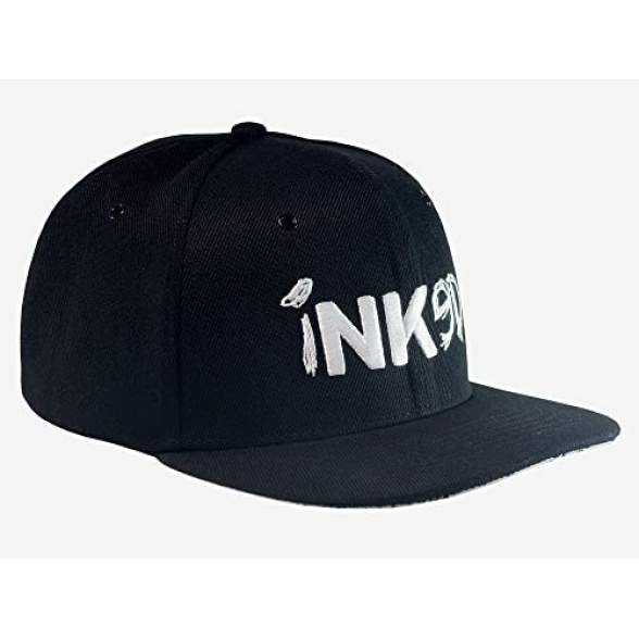 Nebelkind Snapback Cap Men Women Inked Black, OneSize, Basecap Cap, Size Adjustable, Unisex, Trendy, Streetwear Style, Baseball Cap with Straight Peak, Retro - Image 7