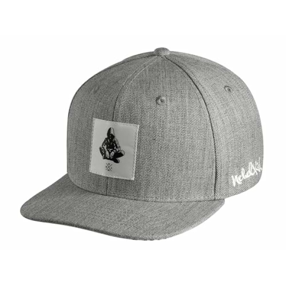 Nebelkind Snapback-Cap Men Women Berlin Grey, OneSize, Base-Cap, Size Adjustable, Unisex, Trendy, Streetwear Style, Baseball Cap with Straight Peak, Retro - Image 3