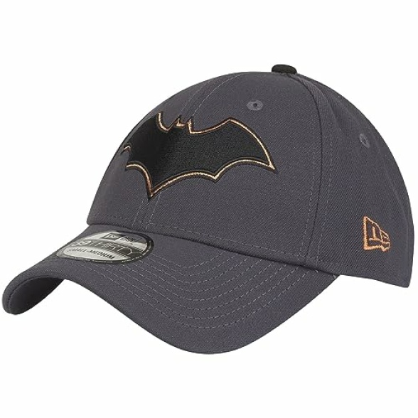 New Era 39Thirty Stretch Cap - Batman Rebirth Graphite - Image 2