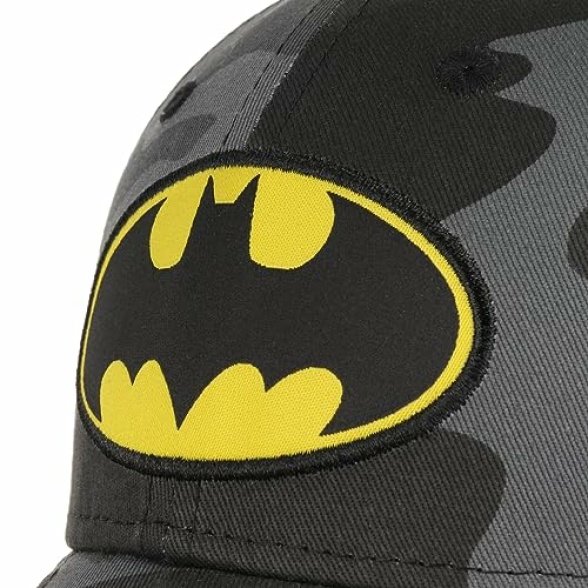 New Era Batman DC Character Logo Dark Camouflage 9Forty Adjustable Kids Cap - Image 5