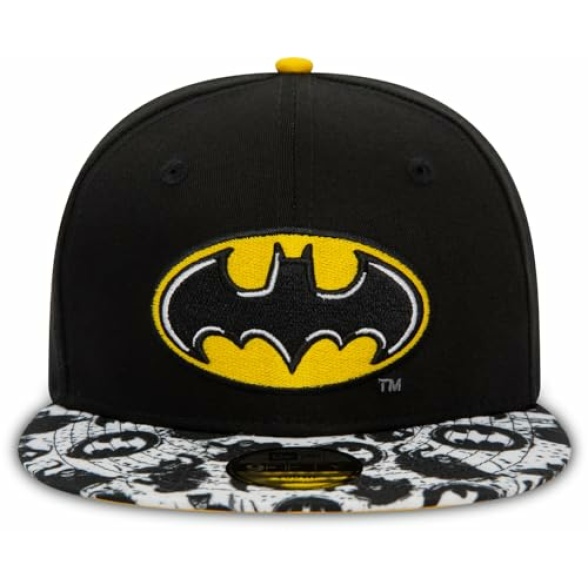 New Era Kids 9Fifty DC Comics AOP Visor Snapback Cap (4-12 Years) - Image 3