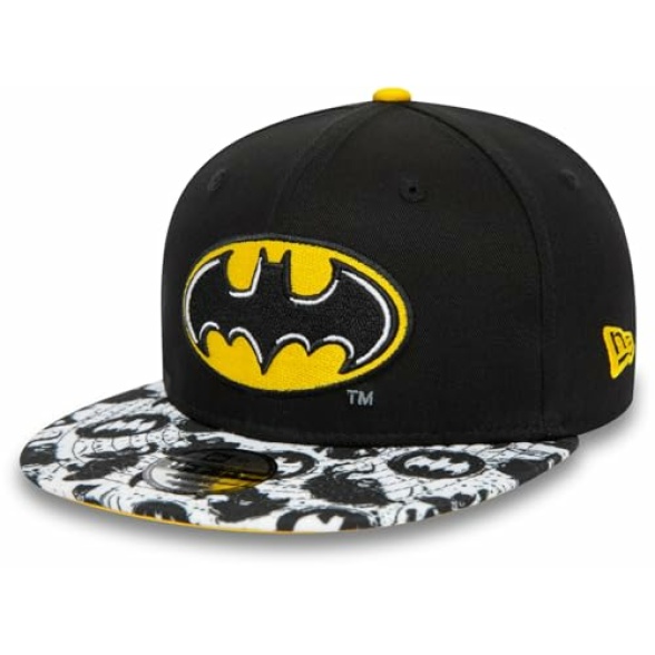 New Era Kids 9Fifty DC Comics AOP Visor Snapback Cap (4-12 Years)