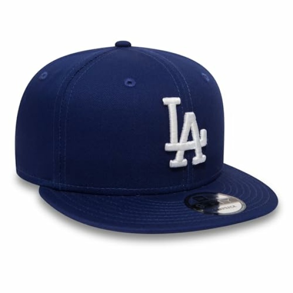 New Era Los Angeles Dodgers MLB Essentials Blue 9Fifty Adjustable Snapback Cap - Image 3