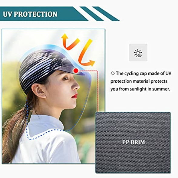 ROCKBROS Cycle Cap Motorcycle Under Helmet Liner Caps Cycling UV Protection Elastic Headwear for Men Women, Sweatproof Stretchy Skull Cap for Riding, Running, Hiking - Image 3