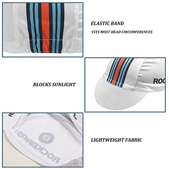 ROCKBROS Cycling Cap Sunproof Sweat Absorption Hat Comfortable and Breathable Multi-Application Cycling Cap Average Size Outdoor & Sports - Image 5