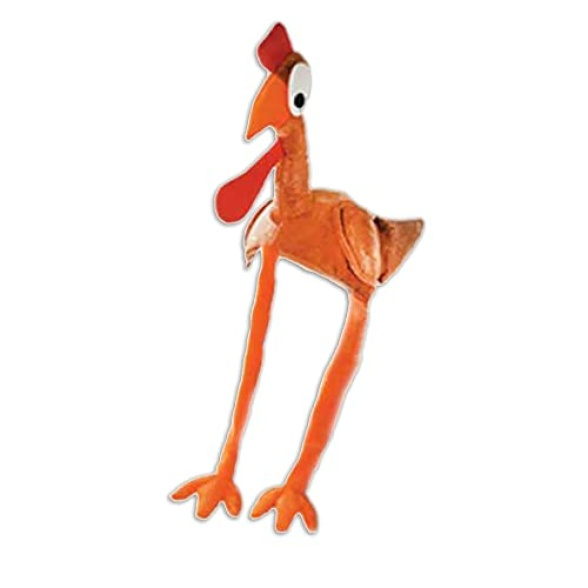 SHATCHI Turkey Gobbler Long Legs Hat Novelty Plush Christmas Santa Hat Costume Christmas Fancy Dress Party Xmas Office Fun Headwear Accessories, One Size - Image 3