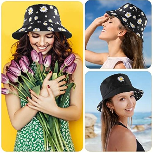 Sibba Summer Bucket Hat Packable Sailor Fisherman Caps for Fishing Golf Camping Travel Large Head Wide Brim Sun Protection Headwear for Men Women Teens Girls - Image 5