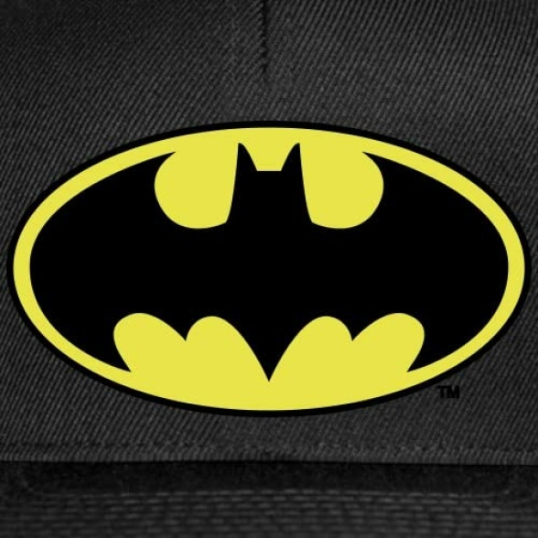 Spreadshirt Batman Classic Logo Snapback Cap - Image 3