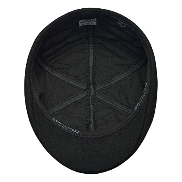 Sterkowski Rusty | 100% Wool Duckbill Mens Flat Cap | Classic Warm 6 Panel Irish Flat Cap with Lining Yorkshire Peaky Blinders Paperboy - Image 5