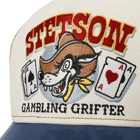 Stetson Gambling Grifter Trucker Cap - Multicolor Patch Snapback - Men - All Seasons - Image 8