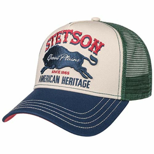 Stetson Highway Trucker Cap Women/Men - mesh Baseball Snapback Snapback, with Peak Summer-Winter