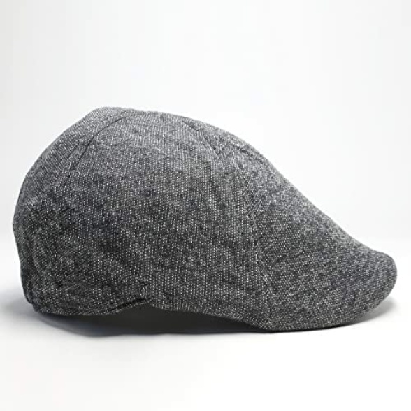 The Original Boston Scally Cap - The Dubliner Newsboy Flat Cap - 6 Panel Cotton Fitted Hat for Men - Black - Image 4