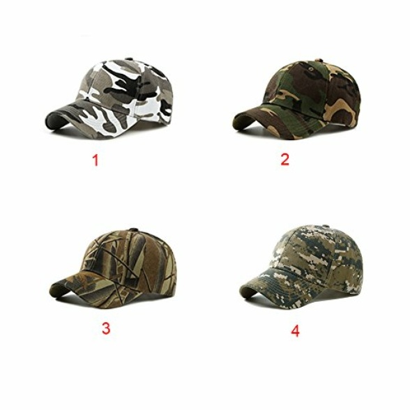 Toumett Mens Boys Army Camouflage Baseball Cap, Camo Cap for Outdoor Sports Camping - Image 3