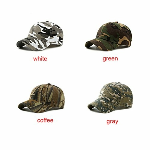 Toumett Mens Boys Army Camouflage Baseball Cap, Camo Cap for Outdoor Sports Camping - Image 4