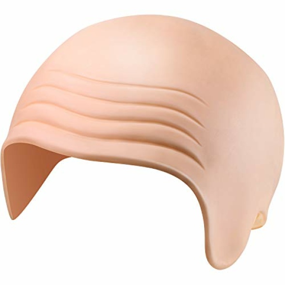 WILLBOND Halloween Bald Cap Bald Skin Thick Latex Head Cap Skin Skull Wig Cap Bald Wig Head Cap Fancy Dress Halloween Cosplay Hat for Kids Adults