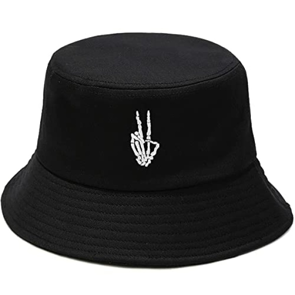 XYIYI Fashion Embroidery Bucket Hat Cotton Beach Fisherman Hats for Women Girls