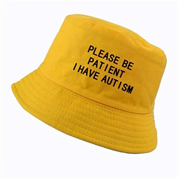 ZHOUBINBIN Please Be Patient I Have Autism Letter Print Bucket Hat Men Women Fisherman Hats Summer Outdoor Hunting Fishing Cap Harajuku For Streetwear Beach Fishing Camping Cap - Image 5
