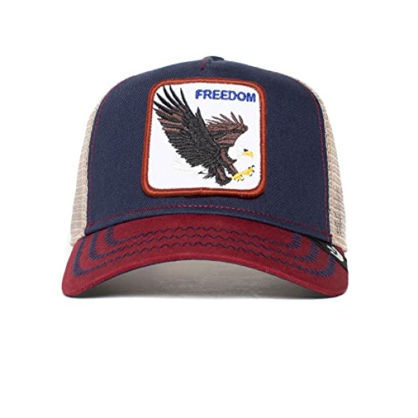 Goorin Bros. Mesh Trucker Cap, Indigo The Freedom Eagle, One Size - Image 3