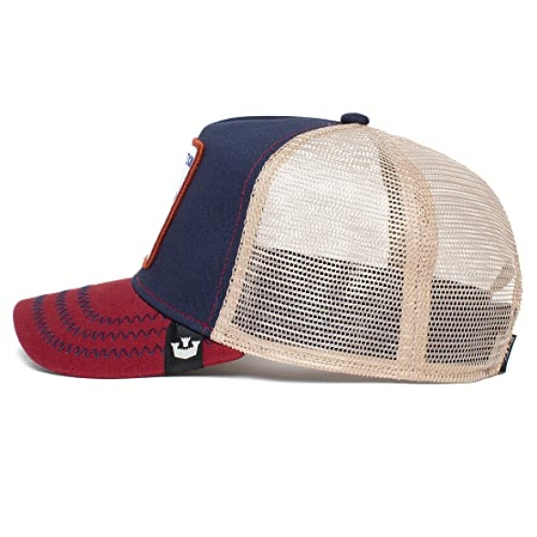 Goorin Bros. Mesh Trucker Cap, Indigo The Freedom Eagle, One Size - Image 4