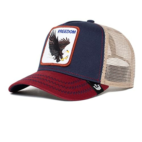 Goorin Bros. Mesh Trucker Cap, Indigo The Freedom Eagle, One Size - Image 2