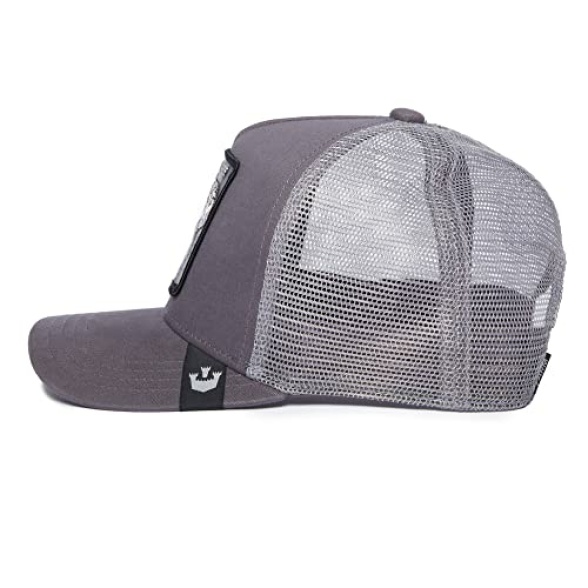 Goorin Bros. The Farm Adjustable Mesh Trucker Hat for Men and Women, Grey (Extra Large Truckin), One Size - Image 4