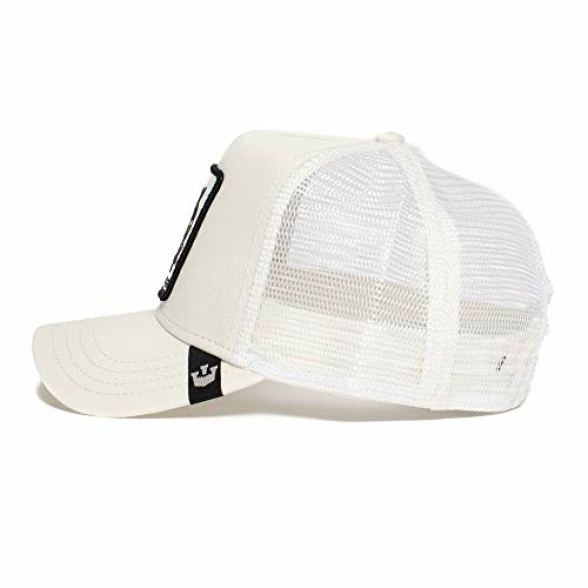 Goorin Bros. The Farm Unisex Baseball Trucker Hat, White (Panther), One Size - Image 4