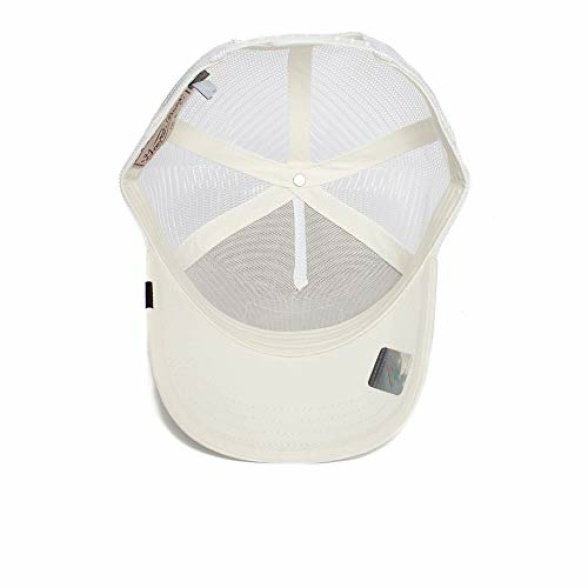 Goorin Bros. The Farm Unisex Baseball Trucker Hat, White (Panther), One Size - Image 6