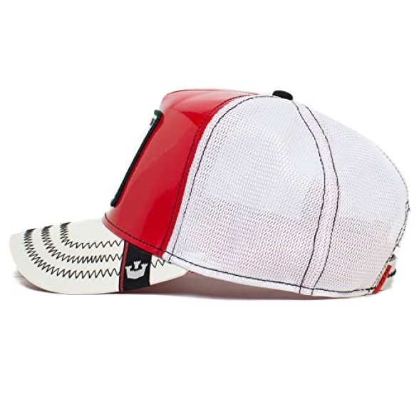 Goorin Bros. The Farm Unisex High Shine Faux Leather Adjustable Snapback Trucker Hat - Image 4