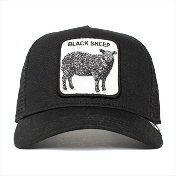Goorin Bros. The Farm Unisex Original Adjustable Snapback Trucker Hat, Black (Black Sheep), One Size - Image 3