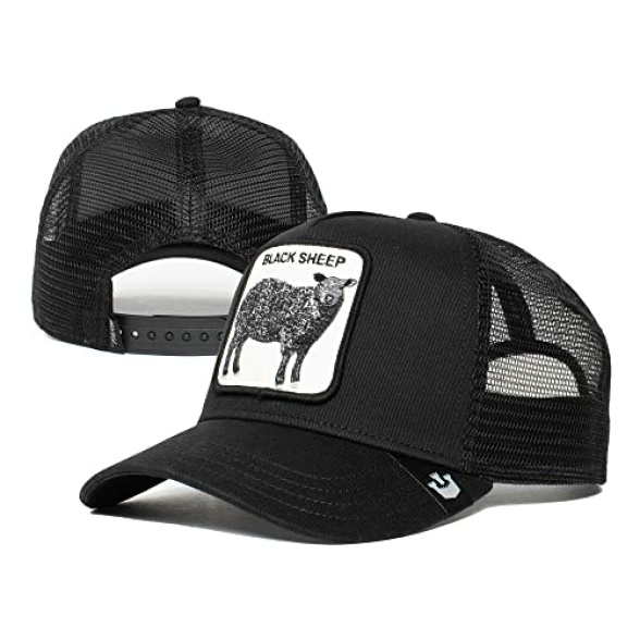 Goorin Bros. The Farm Unisex Original Adjustable Snapback Trucker Hat, Black (Black Sheep), One Size - Image 7