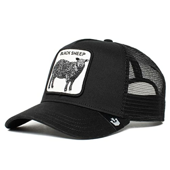 Goorin Bros. The Farm Unisex Original Adjustable Snapback Trucker Hat, Black (Black Sheep), One Size - Image 2