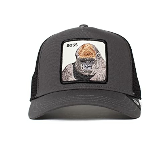 Goorin Bros. The Farm Unisex Original Adjustable Snapback Trucker Hat, Charcoal (The Boss), One Size - Image 3