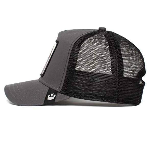 Goorin Bros. The Farm Unisex Original Adjustable Snapback Trucker Hat, Charcoal (The Boss), One Size - Image 4