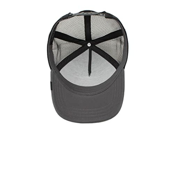 Goorin Bros. The Farm Unisex Original Adjustable Snapback Trucker Hat, Charcoal (The Boss), One Size - Image 6