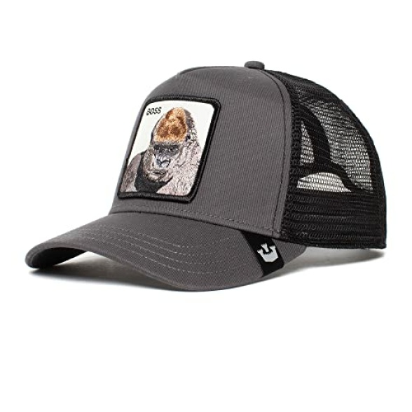 Goorin Bros. The Farm Unisex Original Adjustable Snapback Trucker Hat, Charcoal (The Boss), One Size - Image 2
