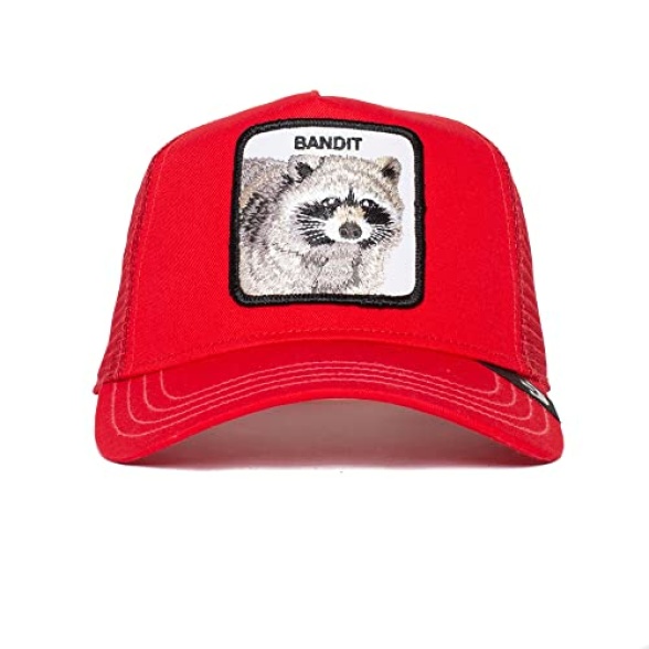 Goorin Bros. The Farm Unisex Original Adjustable Snapback Trucker Hat, Red (Bandit), One Size - Image 3