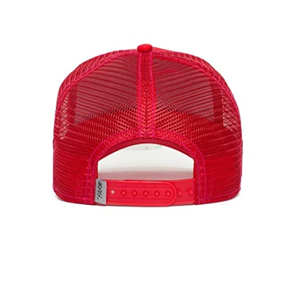 Goorin Bros. The Farm Unisex Original Adjustable Snapback Trucker Hat, Red (Bandit), One Size - Image 5
