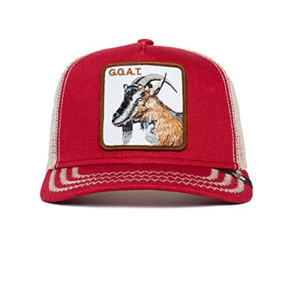Goorin Bros. The Farm Unisex Original Adjustable Snapback Trucker Hat, Red (The G.O.A.T.), One Size - Image 3