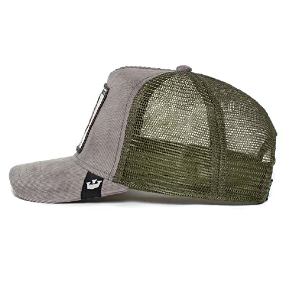 Goorin Bros. Unisex The Farm Corduroy Adjustable Trucker Hat, White (Wulbul), One Size - Image 4