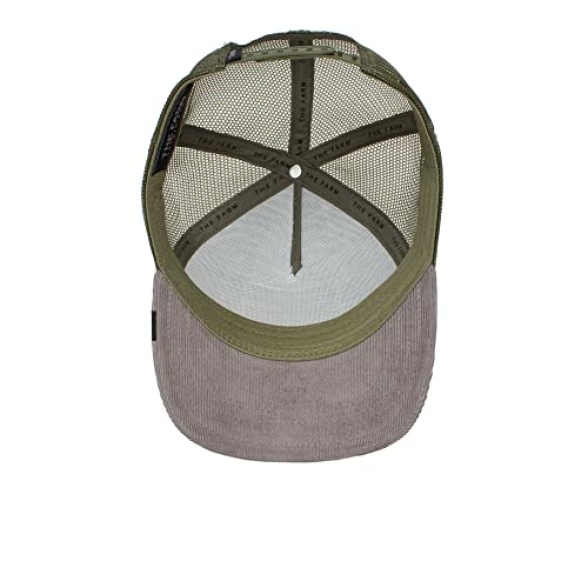 Goorin Bros. Unisex The Farm Corduroy Adjustable Trucker Hat, White (Wulbul), One Size - Image 6